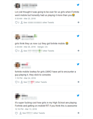 Illustration for article titled Fortnite Mobile Is Becoming A Battle of the Sexes